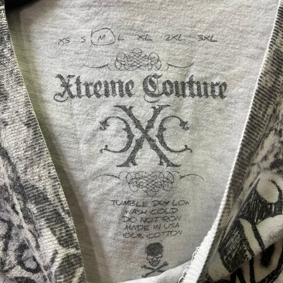 Xtreme Couture Ladies Long Graphic T Size M - Picture 3 of 3